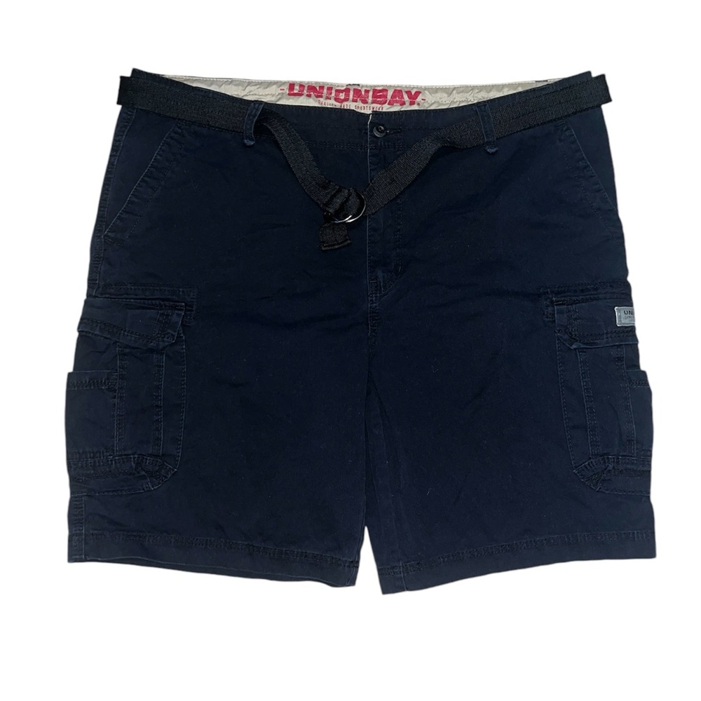 4/$25 Men’s UNIONBAY Black Cargo Shorts Waist Size 48